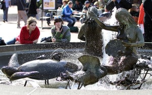 Ghirardelli Square Fountain in San Francisco, California