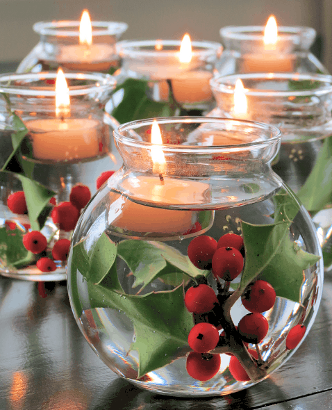 Holly Centerpiece