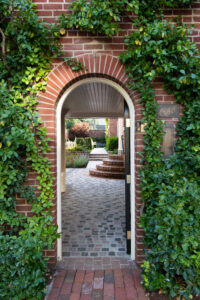 Brick Ivy Archway