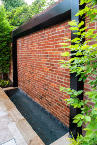 Cascading Water Feature Brick Wall