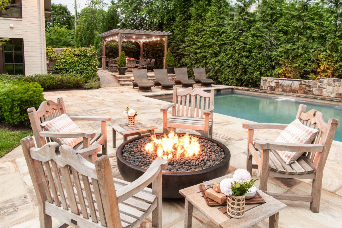 Backyard Entertainment Area
