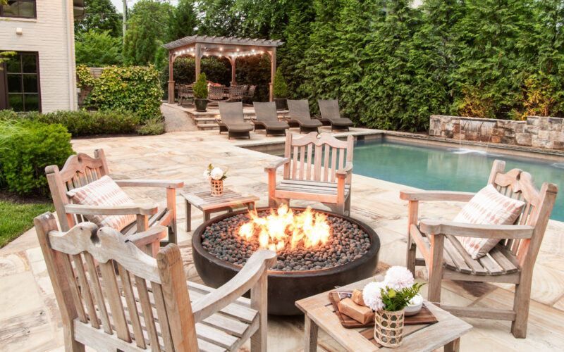 Backyard Entertainment Area